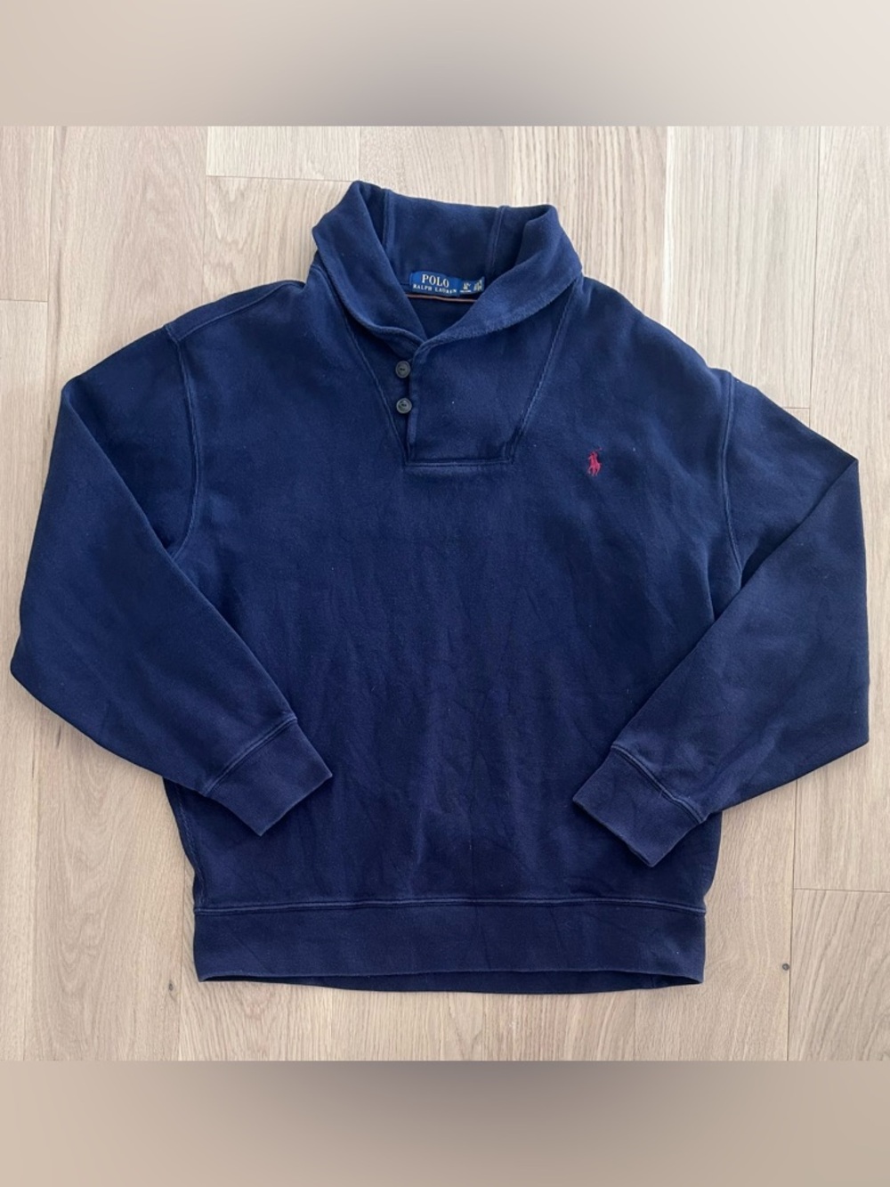 Polo Ralph Lauren Shawl Collar Sweatshirt - Size Large Tall
